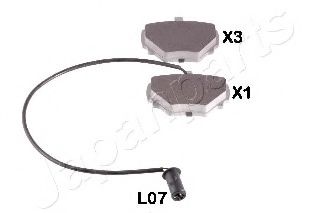 JAPANPARTS PP-L07AF Тормозные колодки для LAND ROVER DEFENDER (Ленд ровер/лэнд ровер Дэфэндэр) JAPANPARTS PP-L07AF Тормозные колодки для LAND ROVER DEFENDER (Ленд ровер/лэнд ровер Дэфэндэр)