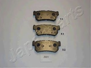 JAPANPARTS PP-S01AF Тормозные колодки для SSANGYONG REXTON W (Сан-янг/санянг Рекстон в) JAPANPARTS PP-S01AF Тормозные колодки для SSANGYONG REXTON W (Сан-янг/санянг Рекстон в)