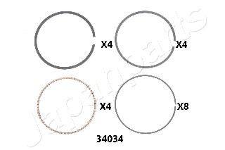 JAPANPARTS RC34034 Поршневое кольцо для HONDA PRELUDE III (Хонда Прэлудэ 3) JAPANPARTS RC34034 Поршневое кольцо для HONDA PRELUDE III (Хонда Прэлудэ 3)
