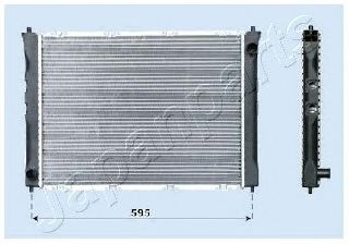 JAPANPARTS RDA012042 Радиатор, охлаждение двигателя для ROVER 400 (Ровер 400) JAPANPARTS RDA012042 Радиатор, охлаждение двигателя для ROVER 400 (Ровер 400)