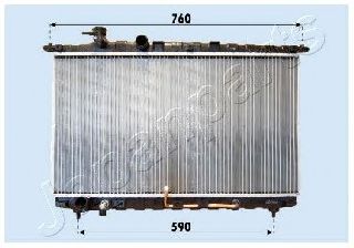 JAPANPARTS RDA283094 Радиатор, охлаждение двигателя для HYUNDAI (Хендай) JAPANPARTS RDA283094 Радиатор, охлаждение двигателя для HYUNDAI (Хендай)