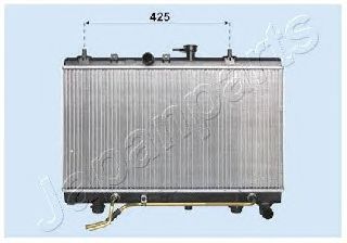 JAPANPARTS RDA333020 Радиатор, охлаждение двигателя 