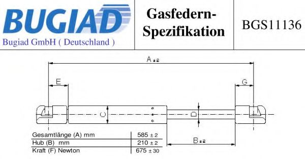 BUGIAD BGS11136 Газовая пружина, крышка багажник для CITROËN C4 GRAND PICASSO I (CитроËн С4 гранд пикассо1) BUGIAD BGS11136 Газовая пружина, крышка багажник для CITROËN C4 GRAND PICASSO I (CитроËн С4 гранд пикассо1)
