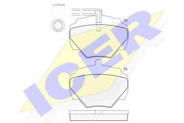 ICER 140702 Тормозные колодки для LAND ROVER DEFENDER (Ленд ровер/лэнд ровер Дэфэндэр) ICER 140702 Тормозные колодки для LAND ROVER DEFENDER (Ленд ровер/лэнд ровер Дэфэндэр)