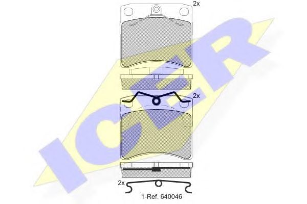ICER 141168 Тормозные колодки для VOLKSWAGEN (Фольксваген) ICER 141168 Тормозные колодки для VOLKSWAGEN (Фольксваген)