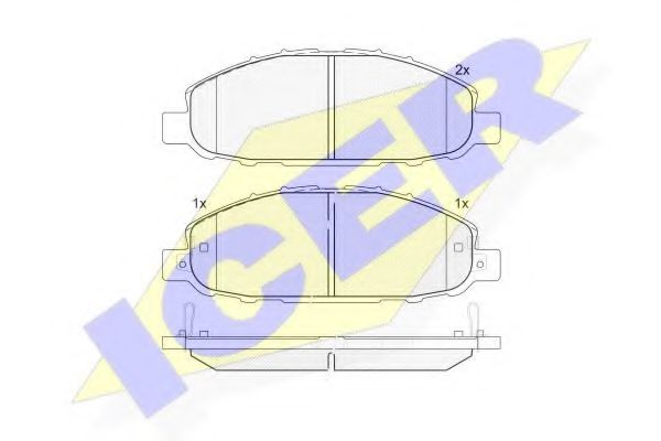 ICER 141813-202 Тормозные колодки для NISSAN NV350 IMPENDULO (Ниссан Нv350 импэндуло) ICER 141813-202 Тормозные колодки для NISSAN NV350 IMPENDULO (Ниссан Нv350 импэндуло)