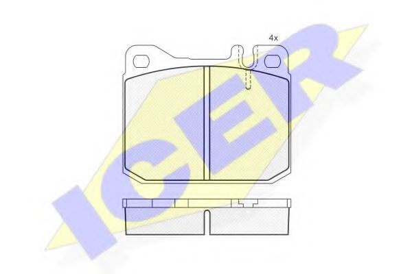 ICER 151149 Тормозные колодки для VOLKSWAGEN LT 28-50 (Фольксваген Лт 28-50) ICER 151149 Тормозные колодки для VOLKSWAGEN LT 28-50 (Фольксваген Лт 28-50)