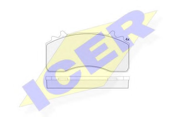 ICER 152154 Тормозные колодки для MAN TGS (Ман Тджи с) ICER 152154 Тормозные колодки для MAN TGS (Ман Тджи с)