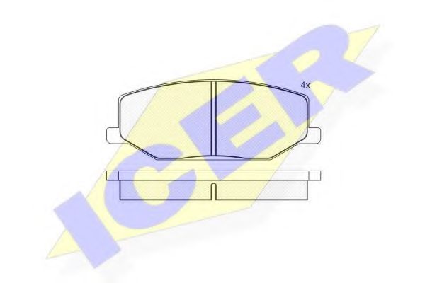 ICER 180468 Тормозные колодки для SUZUKI JIMNY SIERRA (Сузуки Жимнъ сиэрра) ICER 180468 Тормозные колодки для SUZUKI JIMNY SIERRA (Сузуки Жимнъ сиэрра)