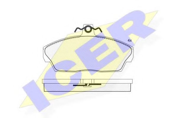 ICER 181332 Тормозные колодки для TATA B-LINE (Тата Б-линэ) ICER 181332 Тормозные колодки для TATA B-LINE (Тата Б-линэ)