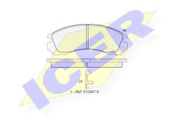 ICER 181358 Тормозные колодки для MITSUBISHI CHALLENGER (Митсубиши/митсубиси Чаллэнгэр) ICER 181358 Тормозные колодки для MITSUBISHI CHALLENGER (Митсубиши/митсубиси Чаллэнгэр)