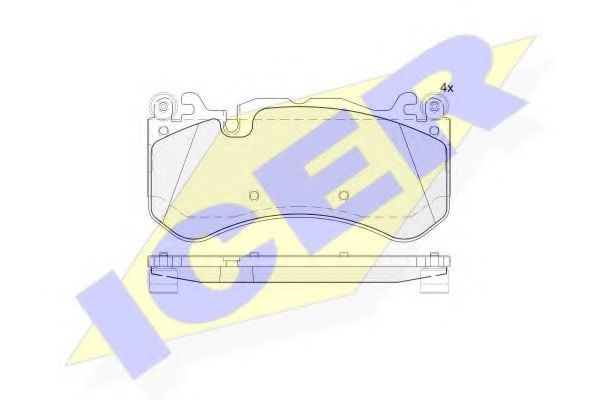 ICER 182079 Тормозные колодки 