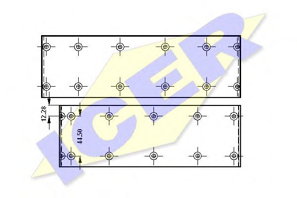 ICER 21 5368 00 Комплект тормозных башмаков, барабанные тормоза 