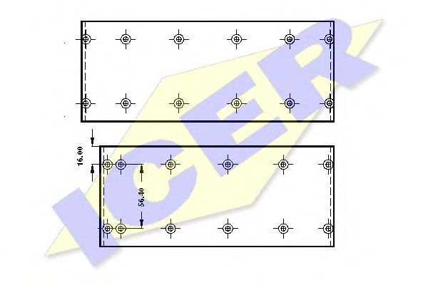 ICER 21 5814 00 Комплект тормозных башмаков, барабанные тормоза 