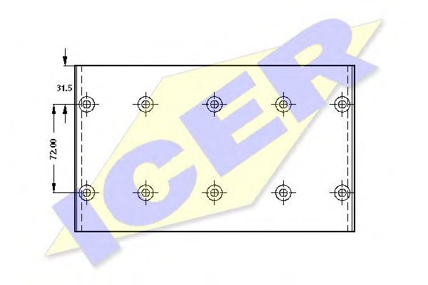 ICER 21 7409 00 Комплект тормозных башмаков, барабанные тормоза 