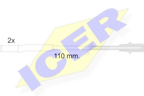 ICER 610016 E C Сигнализатор, износ тормозных колодок для RENAULT LE CAR (Рено Лэ cар) ICER 610016 E C Сигнализатор, износ тормозных колодок для RENAULT LE CAR (Рено Лэ cар)