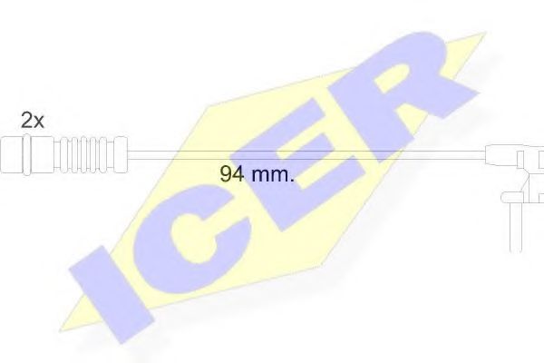 ICER 610056 E C Сигнализатор, износ тормозных колодок для MERCEDES-BENZ CL-CLASS (Мэрcэдэс-бэнз Cл-cласс) ICER 610056 E C Сигнализатор, износ тормозных колодок для MERCEDES-BENZ CL-CLASS (Мэрcэдэс-бэнз Cл-cласс)