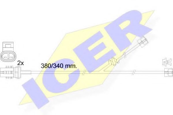 ICER 610356 E C Сигнализатор, износ тормозных колодок для DAF LF (Даф Лф) ICER 610356 E C Сигнализатор, износ тормозных колодок для DAF LF (Даф Лф)