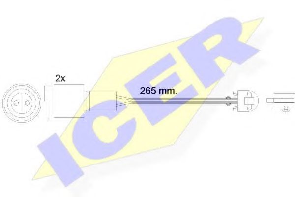 ICER 610427 E C Сигнализатор, износ тормозных колодок для BMW (Бмв) ICER 610427 E C Сигнализатор, износ тормозных колодок для BMW (Бмв)