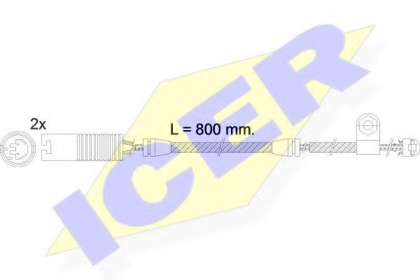 ICER 610499 E C Сигнализатор, износ тормозных колодок для BMW (Бмв) ICER 610499 E C Сигнализатор, износ тормозных колодок для BMW (Бмв)