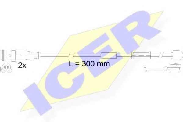 ICER 610504 E C Сигнализатор, износ тормозных колодок для OPEL (Опель) ICER 610504 E C Сигнализатор, износ тормозных колодок для OPEL (Опель)
