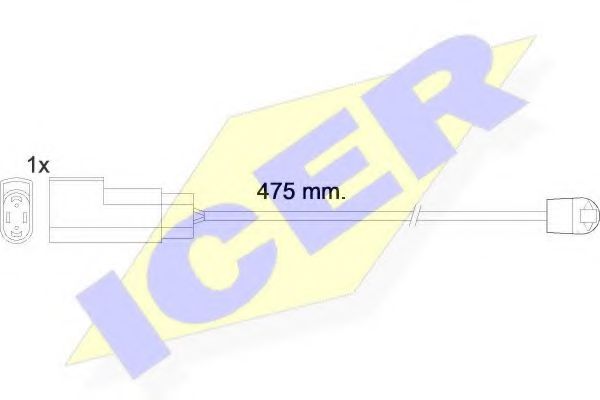 ICER 610576 C Сигнализатор, износ тормозных колодок для FORD NEO CUSTOM (Форд Нэо cустом) ICER 610576 C Сигнализатор, износ тормозных колодок для FORD NEO CUSTOM (Форд Нэо cустом)