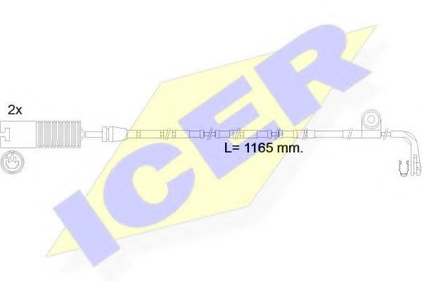 ICER 610604 E C Сигнализатор, износ тормозных колодок для LAND ROVER RANGE ROVER III (Ленд ровер/лэнд ровер Рангэ ровер 3) ICER 610604 E C Сигнализатор, износ тормозных колодок для LAND ROVER RANGE ROVER III (Ленд ровер/лэнд ровер Рангэ ровер 3)