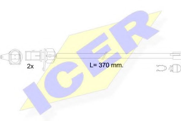 ICER 610608 E C Сигнализатор, износ тормозных колодок для AUDI A8 (Ауди А8) ICER 610608 E C Сигнализатор, износ тормозных колодок для AUDI A8 (Ауди А8)