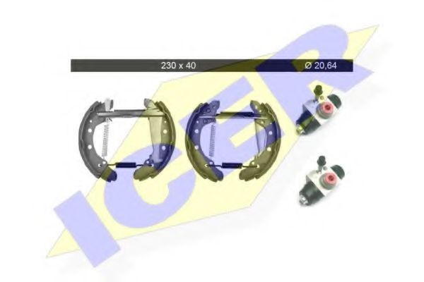 ICER 79KT0004 C Тормозные колодоки для AUDI 90 (Ауди 90) ICER 79KT0004 C Тормозные колодоки для AUDI 90 (Ауди 90)