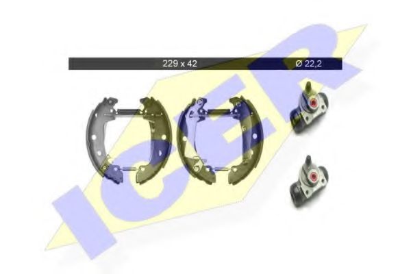 ICER 79KT0016 C Тормозные колодоки для RENAULT FUEGO (Рено Фуэго) ICER 79KT0016 C Тормозные колодоки для RENAULT FUEGO (Рено Фуэго)