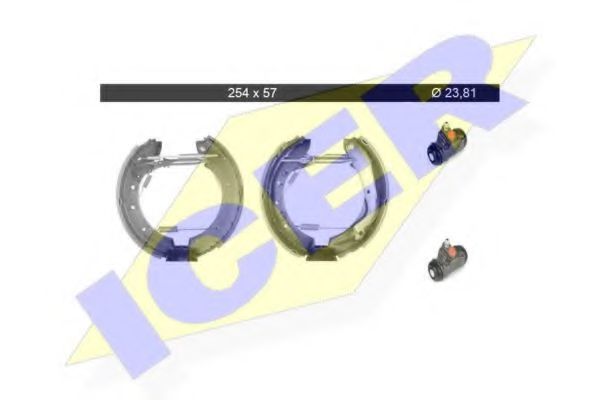 ICER 79KT0019 C Тормозные колодоки для NISSAN VANETTE CARGO (Ниссан Vанэттэ cарго) ICER 79KT0019 C Тормозные колодоки для NISSAN VANETTE CARGO (Ниссан Vанэттэ cарго)