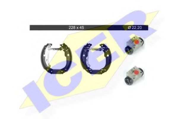 ICER 79KT0022 C Тормозные колодоки для FORD MONDEO (Форд Мондэо) ICER 79KT0022 C Тормозные колодоки для FORD MONDEO (Форд Мондэо)