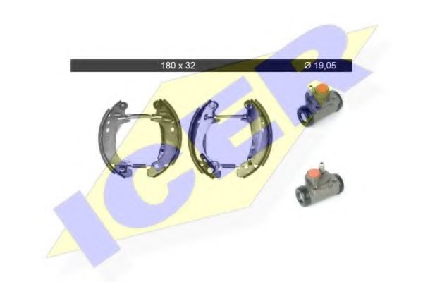 ICER 79KT0060 C Тормозные колодоки для CITROëN (Cитроëн) ICER 79KT0060 C Тормозные колодоки для CITROëN (Cитроëн)