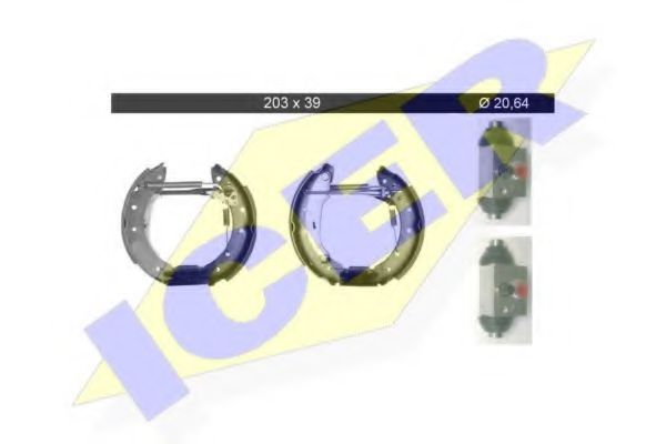 ICER 79KT0066 C Тормозные колодоки для PEUGEOT 206 (Пежо 206) ICER 79KT0066 C Тормозные колодоки для PEUGEOT 206 (Пежо 206)