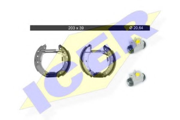 ICER 79KT0087 C Тормозные колодоки для PEUGEOT 206 (Пежо 206) ICER 79KT0087 C Тормозные колодоки для PEUGEOT 206 (Пежо 206)