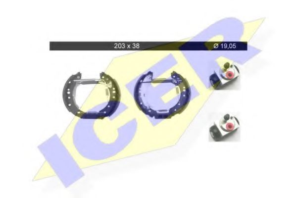 ICER 79KT0092 C Тормозные колодоки для SMART FORFOUR (Смарт Форфоур) ICER 79KT0092 C Тормозные колодоки для SMART FORFOUR (Смарт Форфоур)