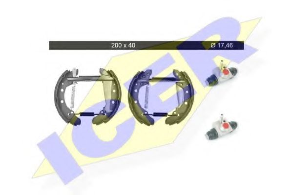 ICER 79KT0099 C Тормозные колодоки для SEAT IBIZA II (Сеат Ибица 2) ICER 79KT0099 C Тормозные колодоки для SEAT IBIZA II (Сеат Ибица 2)