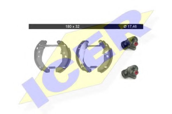 ICER 79KT0101 C Тормозные колодоки для FORD FIESTA (Форд Фиэста) ICER 79KT0101 C Тормозные колодоки для FORD FIESTA (Форд Фиэста)
