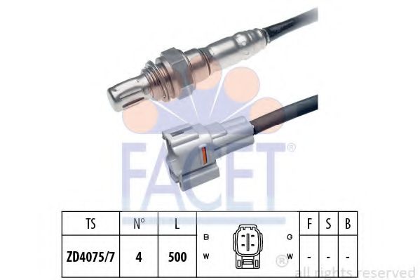 FACET 10.7565 Лямбда-зонд<br >перед катализатором 