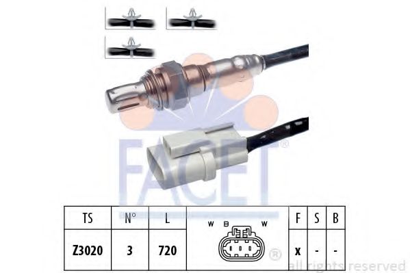 FACET 10.7553 Лямбда-зонд<br >SR20DET 