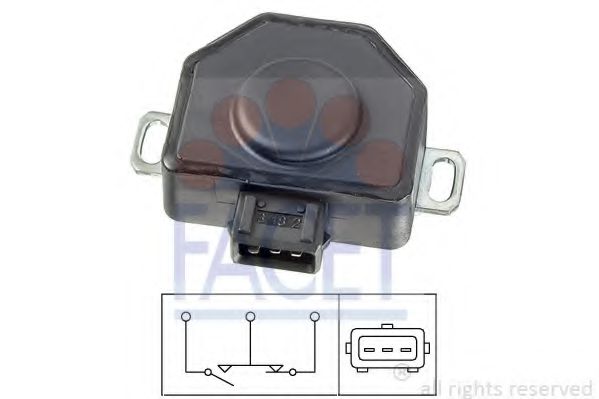 FACET 10.5078 Датчик, положение дроссельной заслонки M10 B18 (184KA) для BMW 7 (Бмв 7) FACET 10.5078 Датчик, положение дроссельной заслонки M10 B18 (184KA) для BMW 7 (Бмв 7)