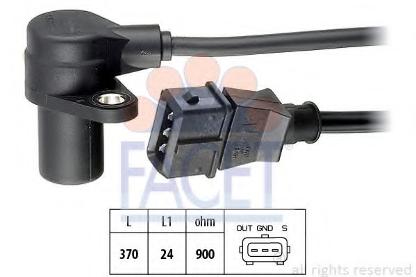 FACET 9.0077 Датчик импульсов; Датчик импульсов, маховик AAA для VOLKSWAGEN T4 MULTIVAN (Фольксваген Т4 мултиvан) FACET 9.0077 Датчик импульсов; Датчик импульсов, маховик AAA для VOLKSWAGEN T4 MULTIVAN (Фольксваген Т4 мултиvан)