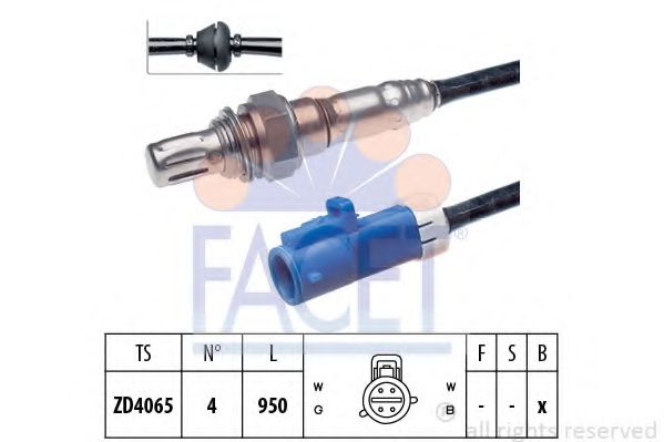 FACET 10.7680 Лямбда-зонд к катализатору для FORD (Форд) FACET 10.7680 Лямбда-зонд к катализатору для FORD (Форд)
