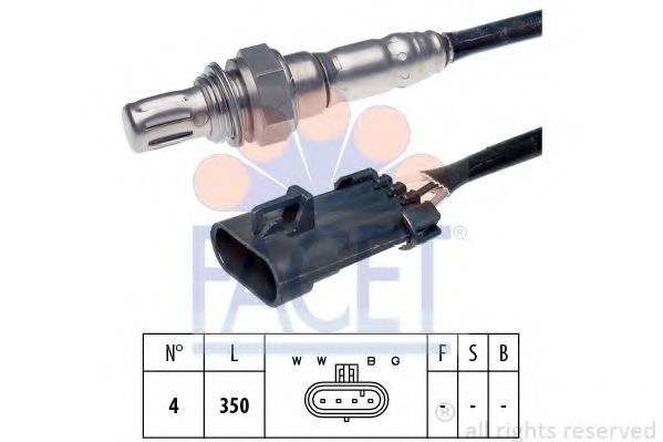 FACET 10.7336 Лямбда-зонд<br >X 16 XEL 