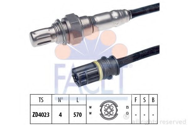 FACET 10.7969 Лямбда-зонд перед катализатором для BMW (Бмв) FACET 10.7969 Лямбда-зонд перед катализатором для BMW (Бмв)