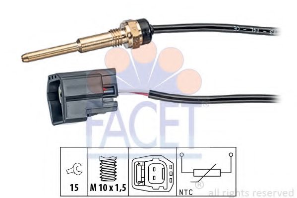 FACET 7.3289 Датчик, температура охлаждающей жидкости; Датчик, температура охлаждающей жидкости; Датчик, температура охлаждающей жидкости EYDC для FORD (Форд) FACET 7.3289 Датчик, температура охлаждающей жидкости; Датчик, температура охлаждающей жидкости; Датчик, температура охлаждающей жидкости EYDC для FORD (Форд)