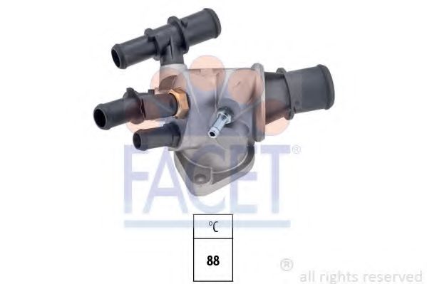 FACET 7.8563 Термостат, охлаждающая жидкость 182 B9. 000 для FIAT (Фиат) FACET 7.8563 Термостат, охлаждающая жидкость 182 B9. 000 для FIAT (Фиат)