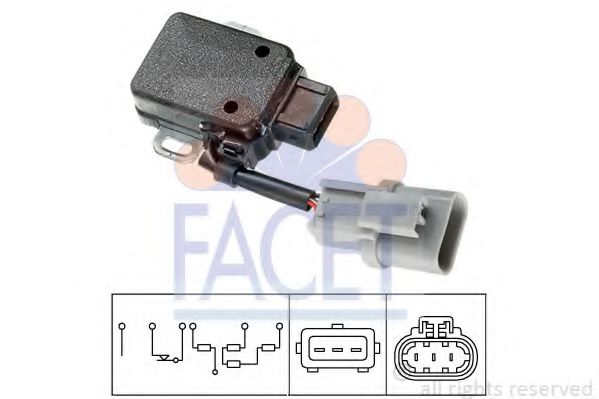 FACET 10.5019 Датчик, положение дроссельной заслонки для автомобиля с автоматической коробкой передач для NISSAN PATROL IV (Ниссан Патрол 4) FACET 10.5019 Датчик, положение дроссельной заслонки для автомобиля с автоматической коробкой передач для NISSAN PATROL IV (Ниссан Патрол 4)