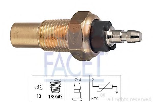 FACET 7.3056 Датчик, температура охлаждающей жидкости; Датчик, температура охлаждающей жидкости; Датчик, температура охлаждающей жидкости EV 2 для HONDA (Хонда) FACET 7.3056 Датчик, температура охлаждающей жидкости; Датчик, температура охлаждающей жидкости; Датчик, температура охлаждающей жидкости EV 2 для HONDA (Хонда)