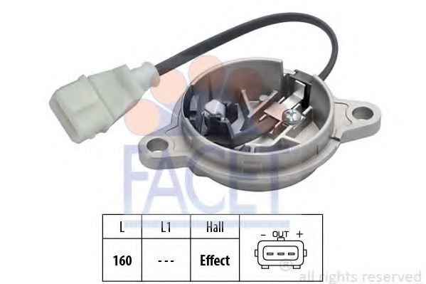 FACET 9.0371 Датчик, положение распределительного вала B 6304 F для RENAULT LAGUNA I (Рено Лагуна 1) FACET 9.0371 Датчик, положение распределительного вала B 6304 F для RENAULT LAGUNA I (Рено Лагуна 1)